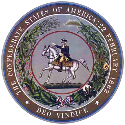 Confederate Seal Of America CSA United States Hiking Staff Stick Medallion NEW 